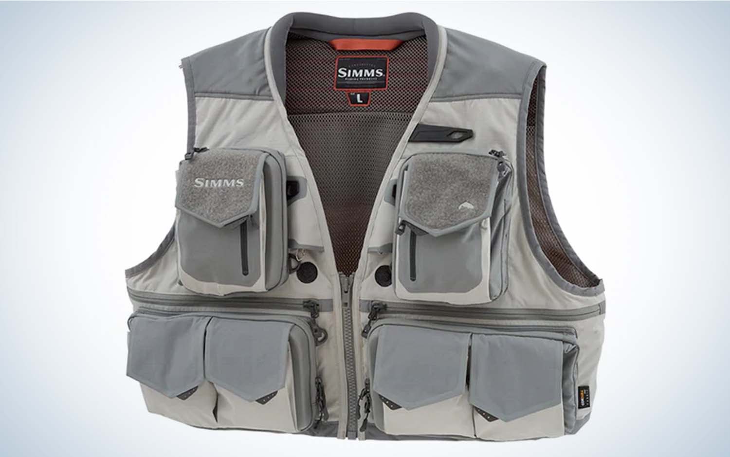 A grey best fly fishing vest
