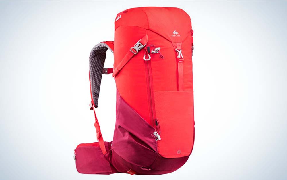 A red best backpack