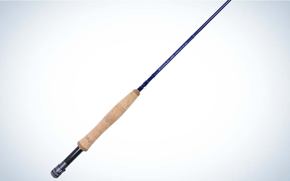A black best fly rod for beginners with a cork handleginners with a cord