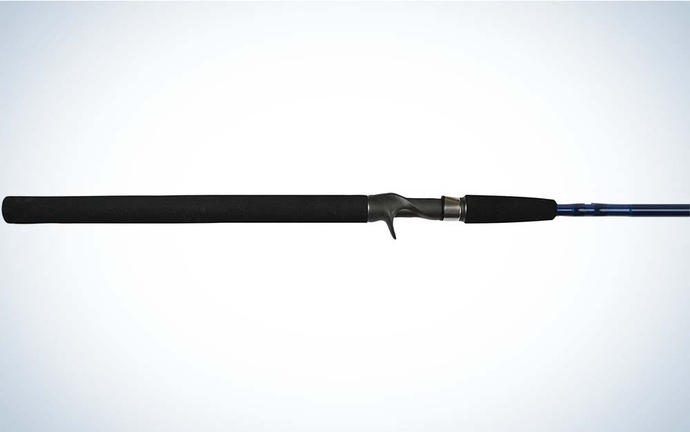 A black best spinnerbait rod