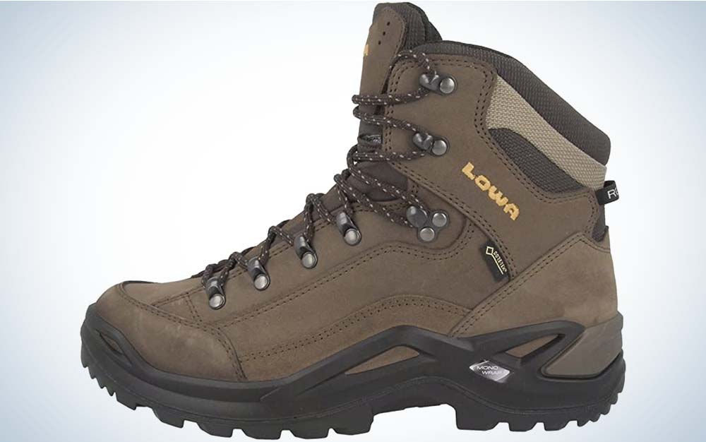 A brown best hiking boot