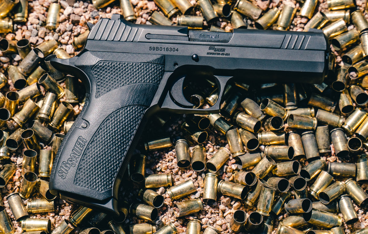 The Sig P210 Carry retains the elegant feel of the originals but is smaller and lighter for concealed carry use. 