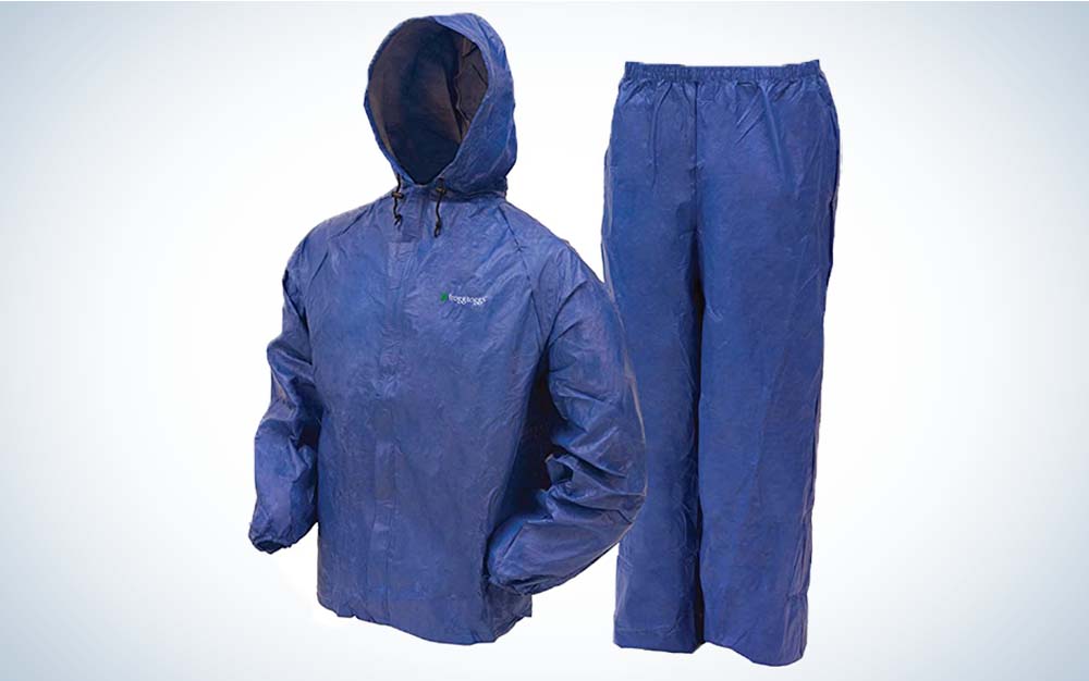 Fishing Hunting Raincoat Rubberised Textile Waterproof 1-10pc 
