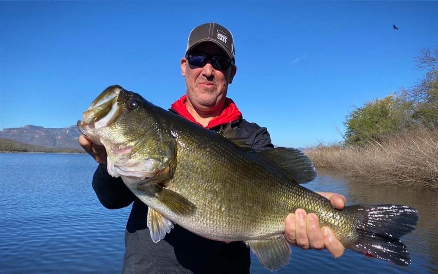The author used the best fishing line for bass to catch his new personal best.