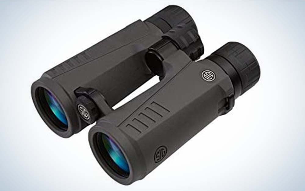 These binoculars are easy to use with one hand, and offer a lot of optical horsepower for being so lightweight.