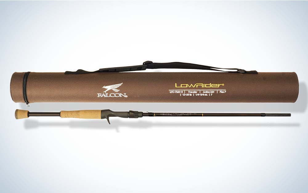 A great rod for shallow water and casting light jigs.
