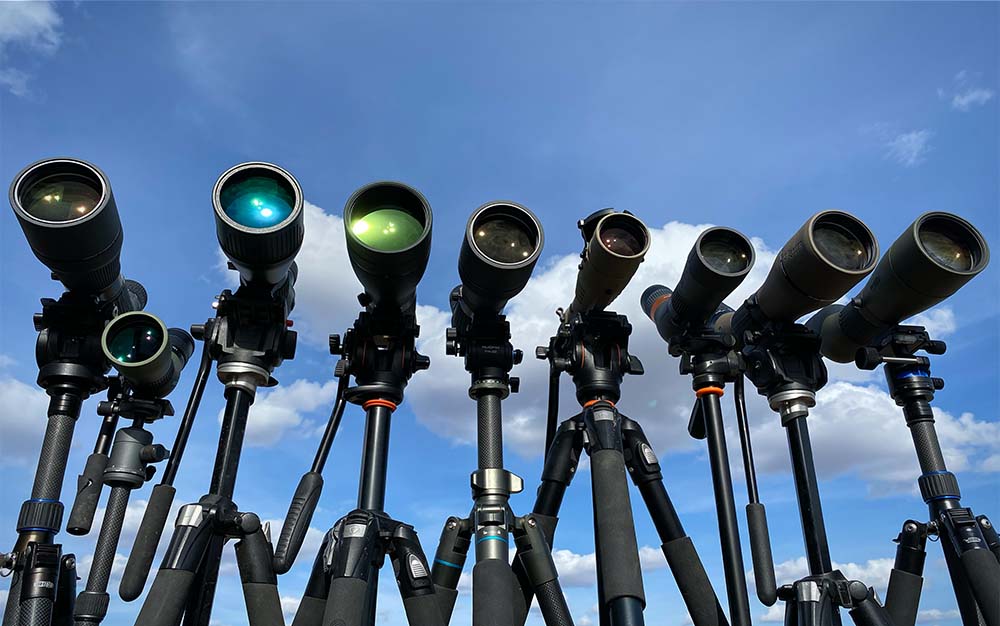 The author tested each spotting scope from a tripod and in various light conditions.