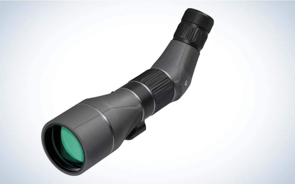 A big, grippy, and durable spotting scope.