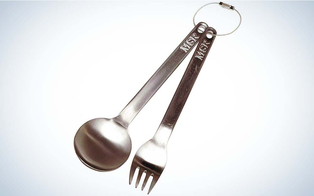 Royal Imperial Switchblade Fork & Spoon Camping Outdoor Stainless Utensil Set 