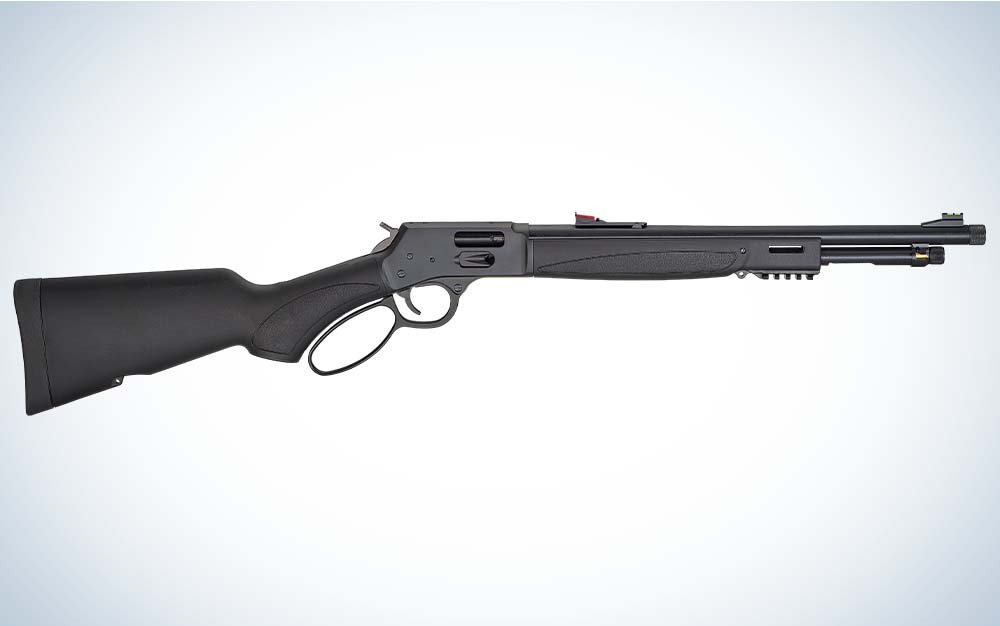 A modern, “tactical” lever-action rifle.