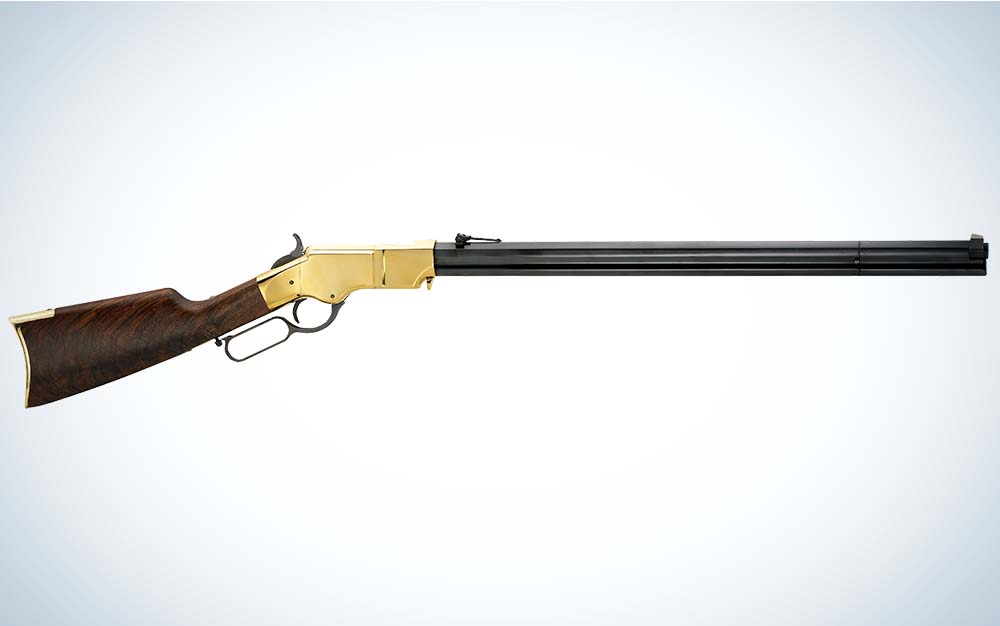 A modern-day Henry rifle, as historically true to its 1860 design as possible.