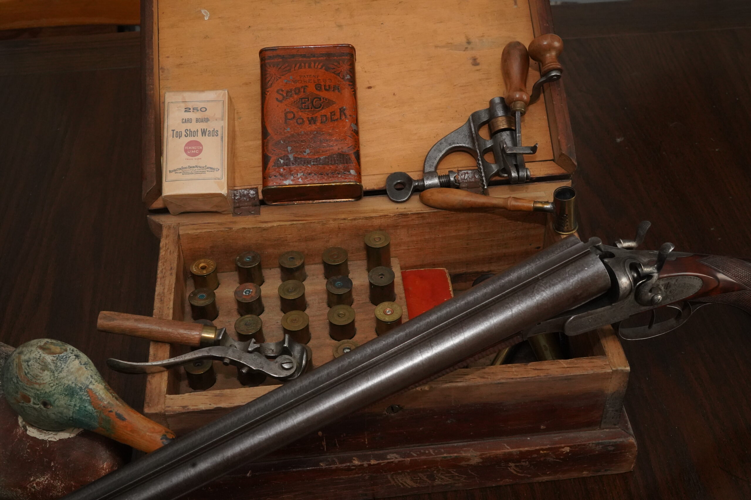 Gunnving boxes were equipped with reloading supplies.