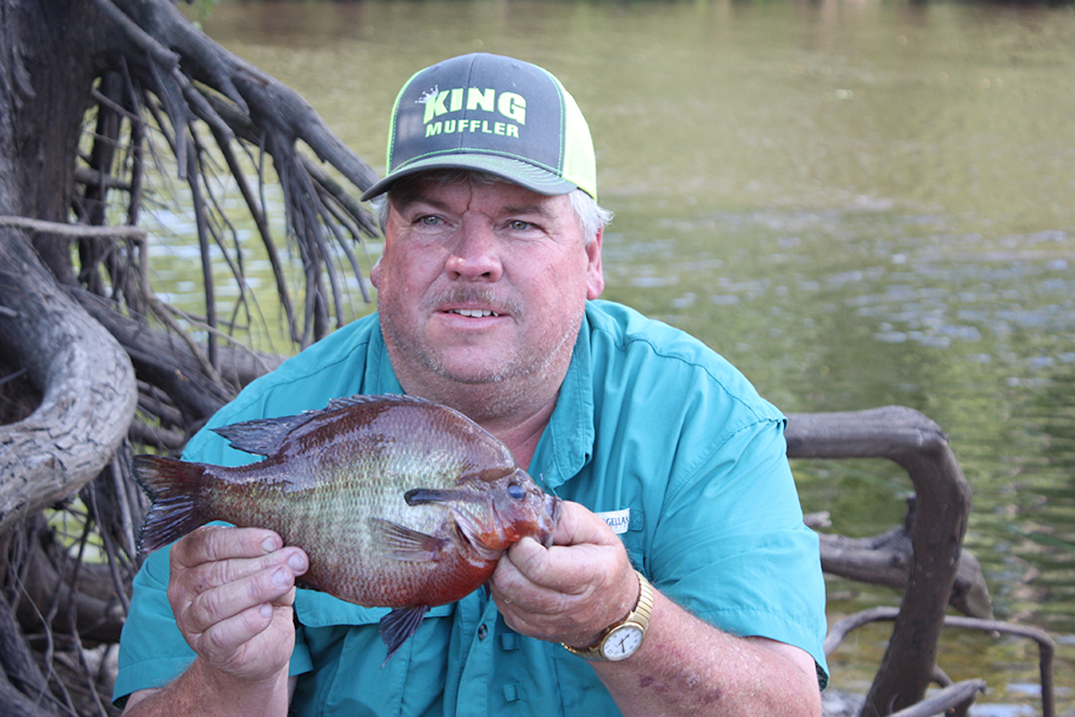 Lester Roberts managed to catch a Georgia state record redbreast.