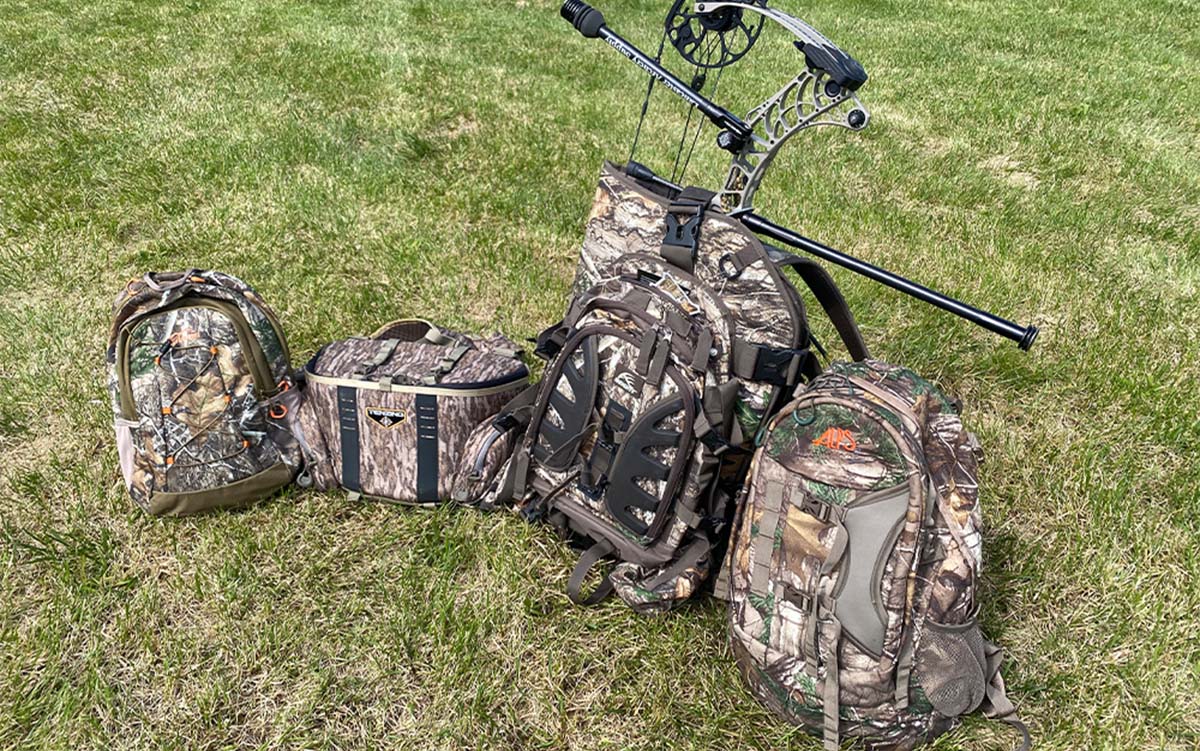 IN Sights Bow Arrow Hunting Carrying MWP Pack Gun/Bow Fabric Backpack Realtree 