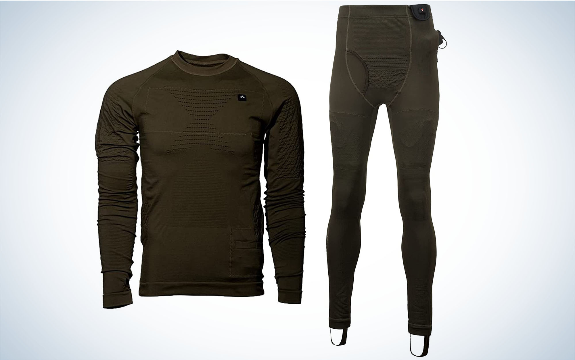 The Pnuma Outdoors ICONX Heated Core Shirt and Pants are the best electric thermal underwear for men.