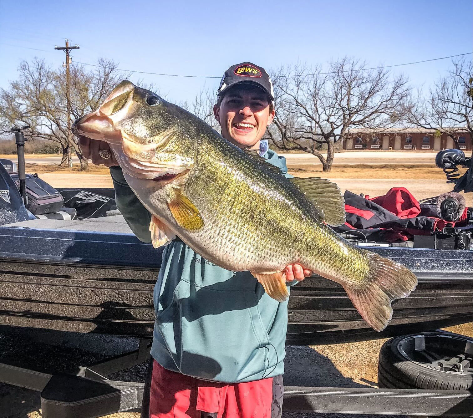Tyler Anderson's massive Texas bass was used in the ShareLunker program and then released back into the lake where it was caught. 