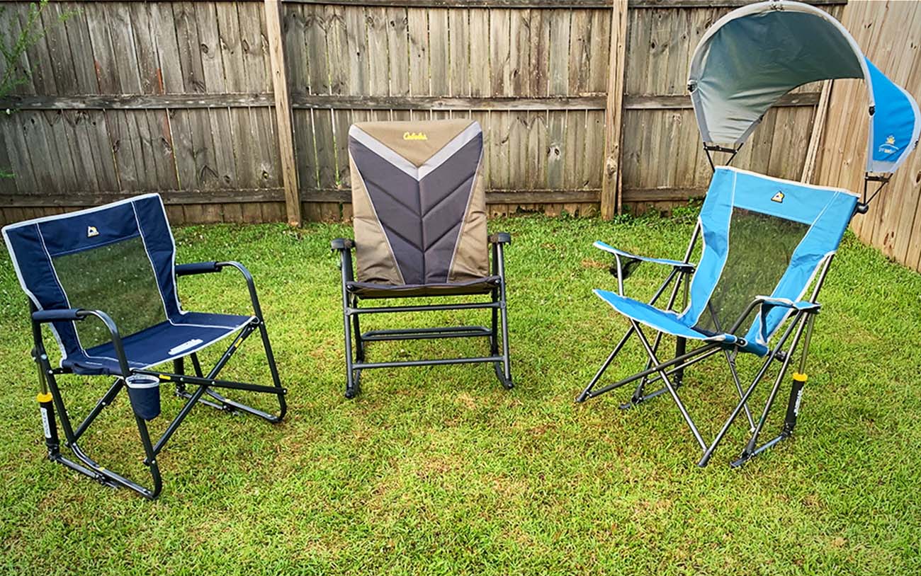 Camping rocking chairs are comfortable, sturdy, and relaxing—an upgrade for your next camping trip.