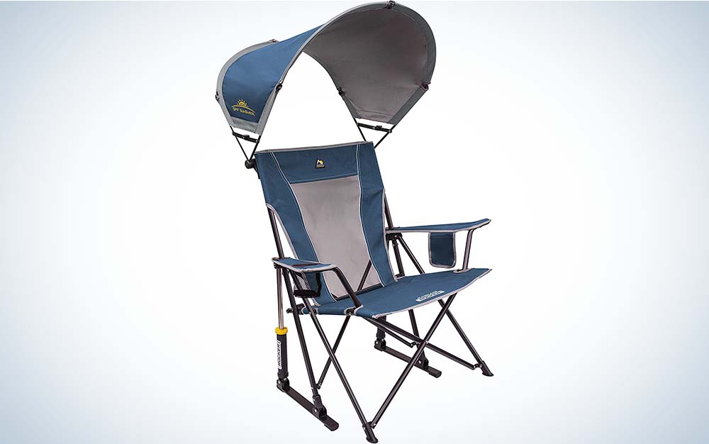 A lightweight, packable camping rocking chair that provides excellent coverage.