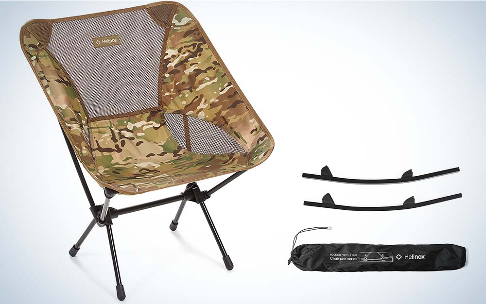 9T_33 Blue Quest Pack Lite Folding Portable Rocker Camping Chair 