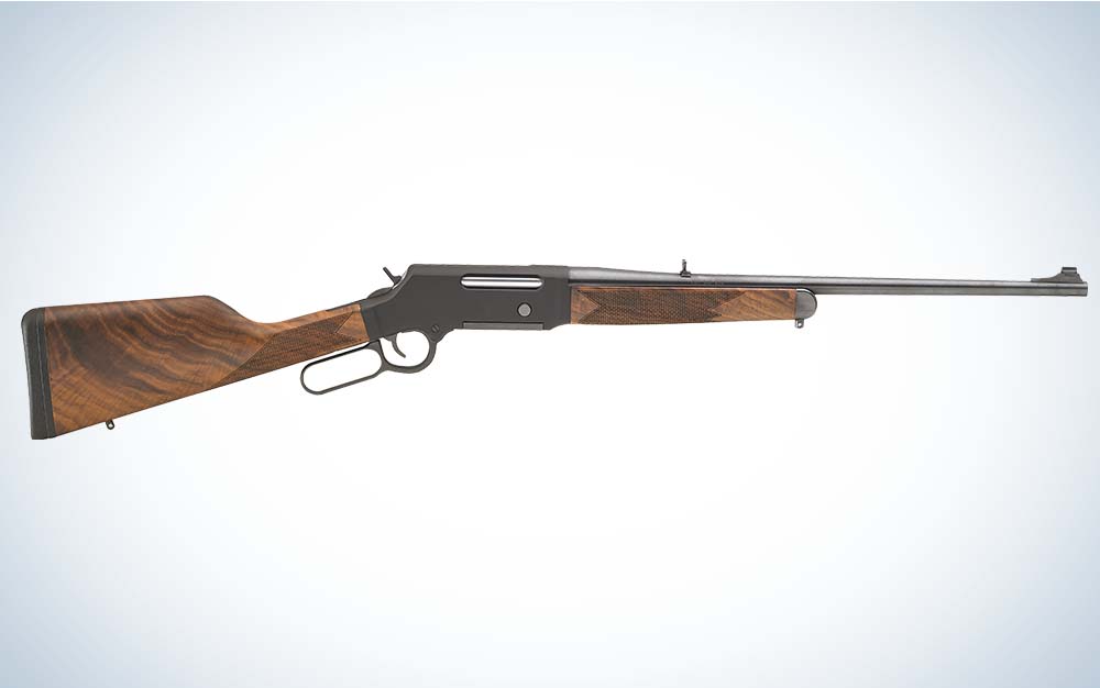 A modern take on the classic lever-action rifle that's extremely accurate.