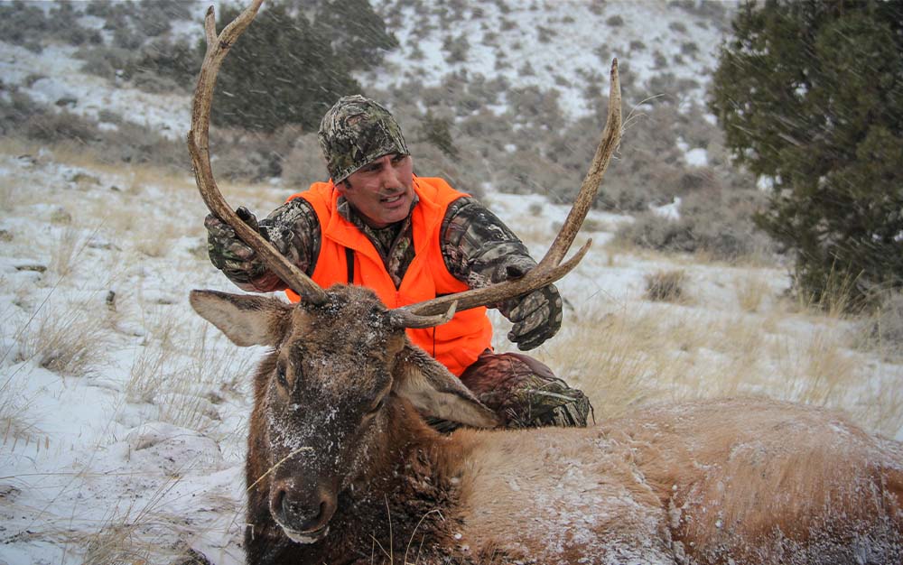 The lightweight Kimber Hunter Pro makes it a great rifle for hunting elk in the high country.