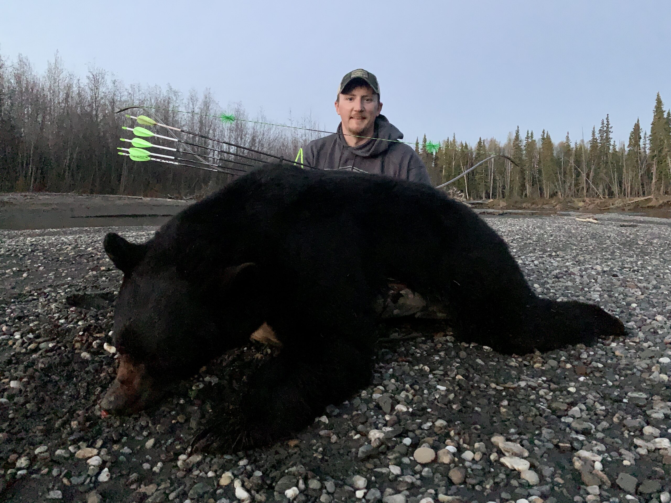 Freel with a black bear