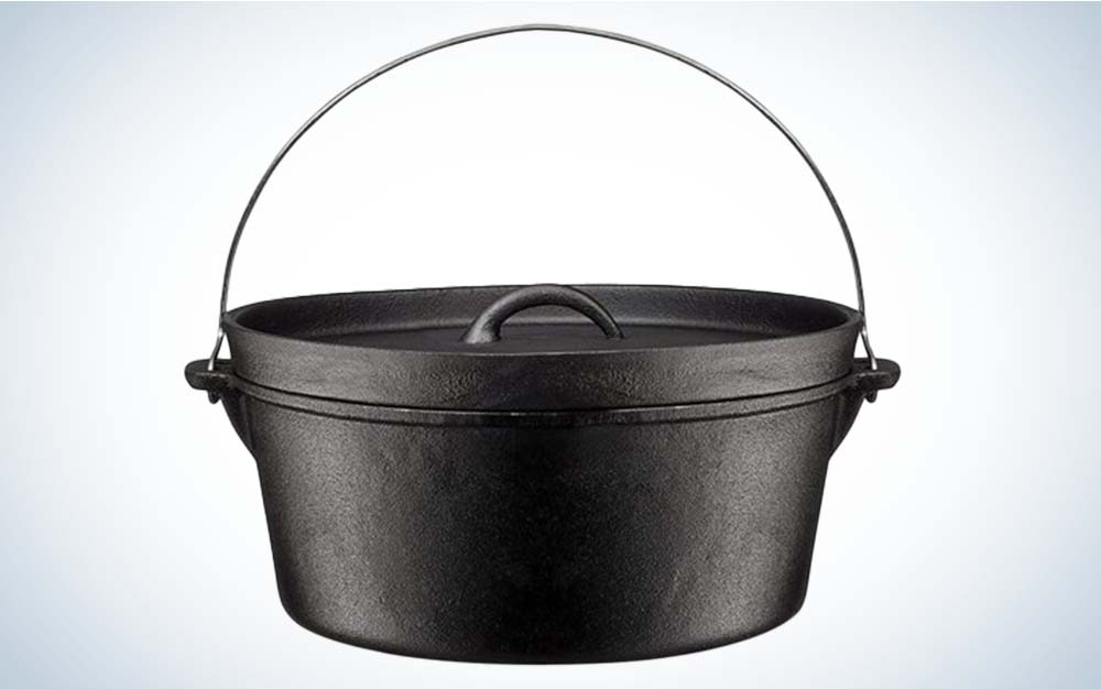 Bruntmor Flat-bottomed Dutch Oven is the best dutch ovens for camping