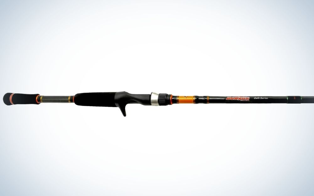 Dobyns Colt CL734C is the best budget baitcasting rod for bass.
