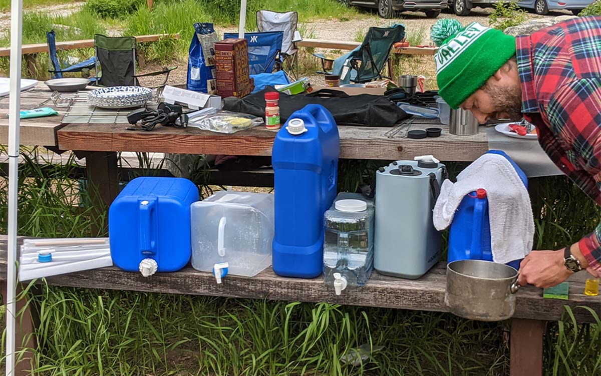 Perfeclan BPA Free Camping Drinking Water Storage Container Carrier Car Washing Travel 