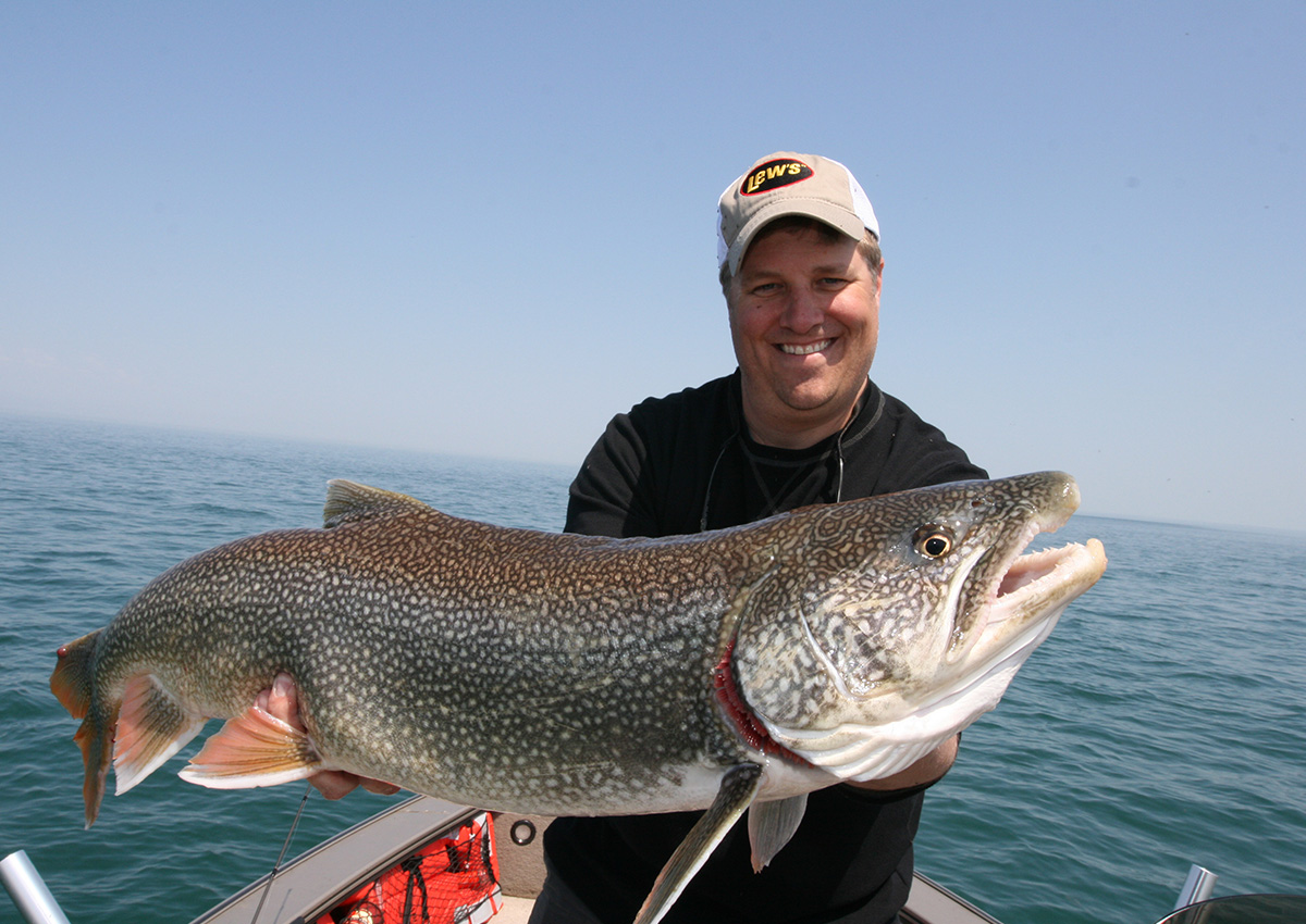 Lake trout can exceed 30 pounds and 50 years of age.