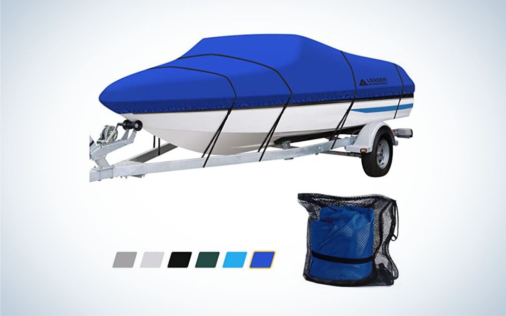 Leader Accessories Solution Dyed Waterproof Trailerable Boat Cover