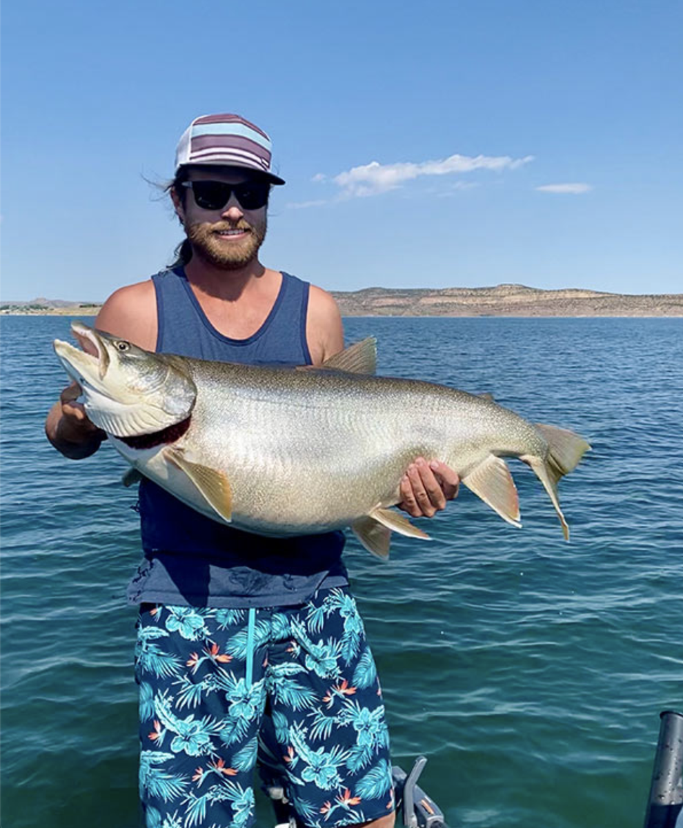 Record lake trout
