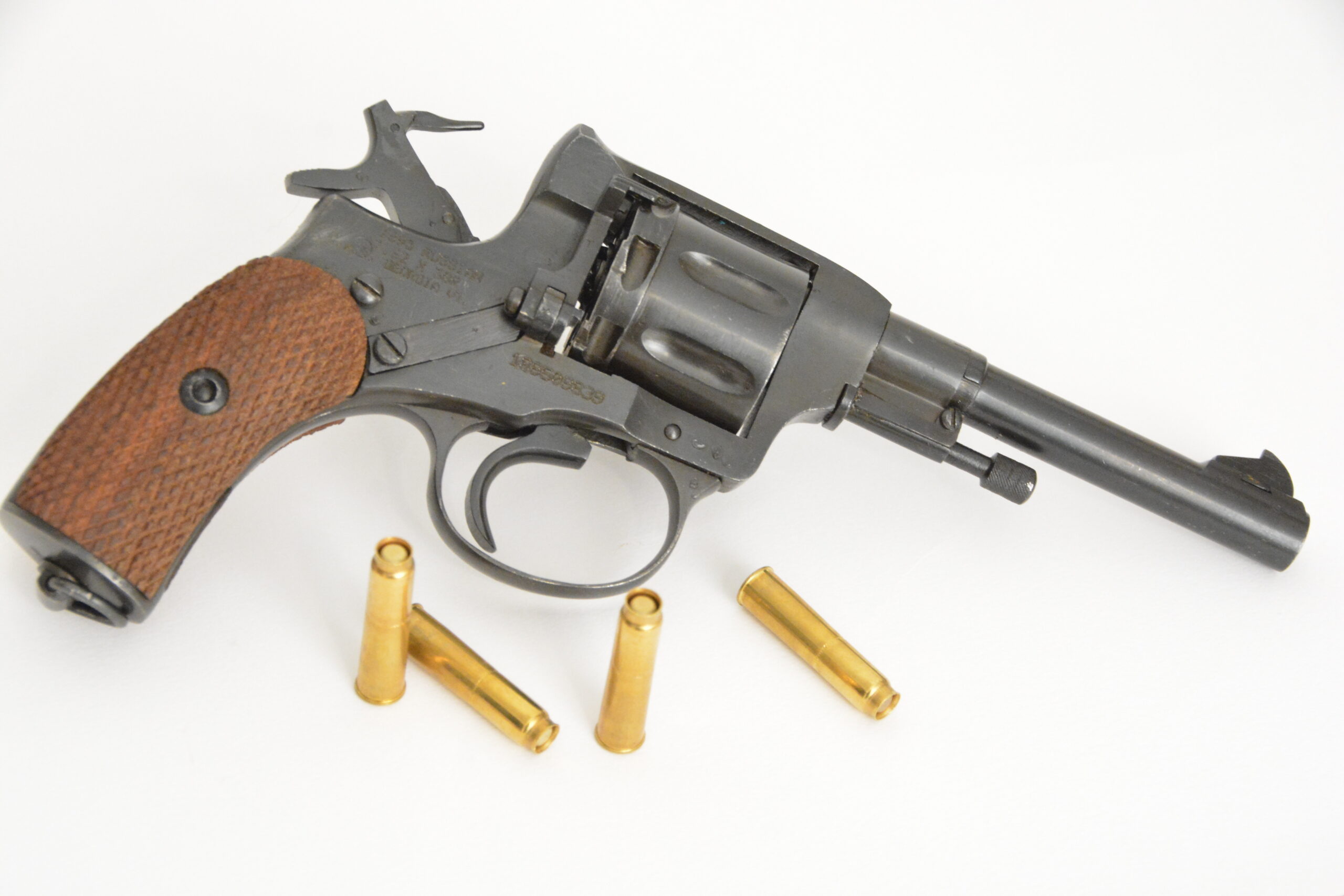 The Nagant revolver.