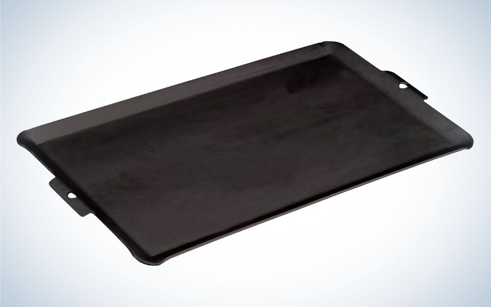 Camp Chef Mountain Series Steel Griddle is the best steel camping griddle.