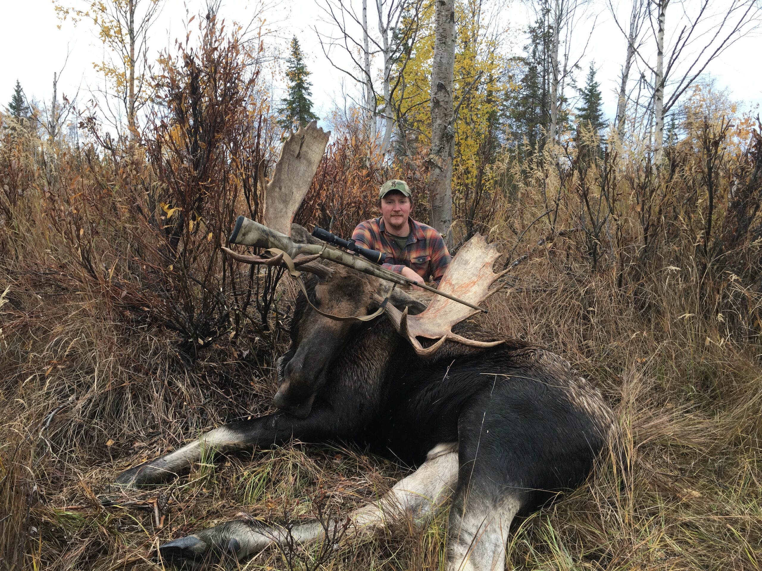 Freel with an Alaska moose