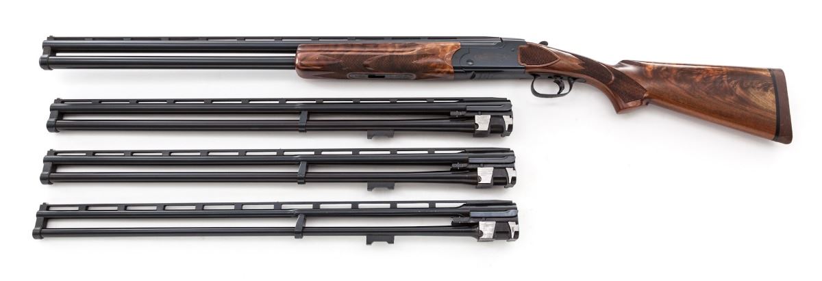 The Remington 3200 with multiple barrel sets.