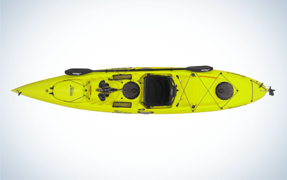 Hobie Mirage Revolution 13 is the best ocean kayak for offshore.