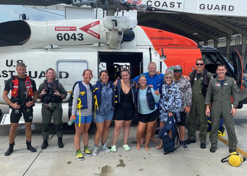 USCG rescue Florida lightning