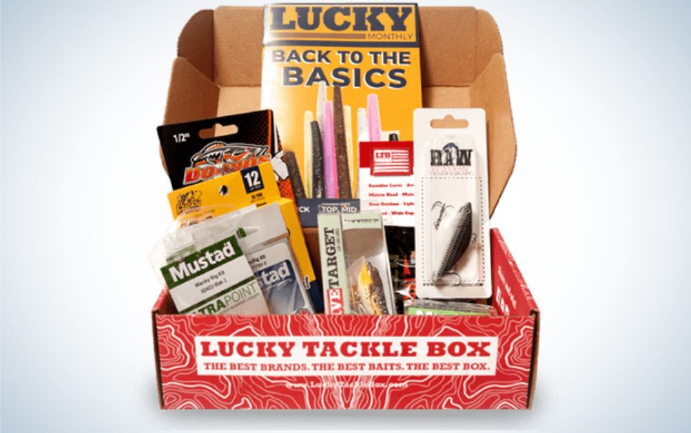 Lucky Tackle Box is the best fishing subscription box for extras.