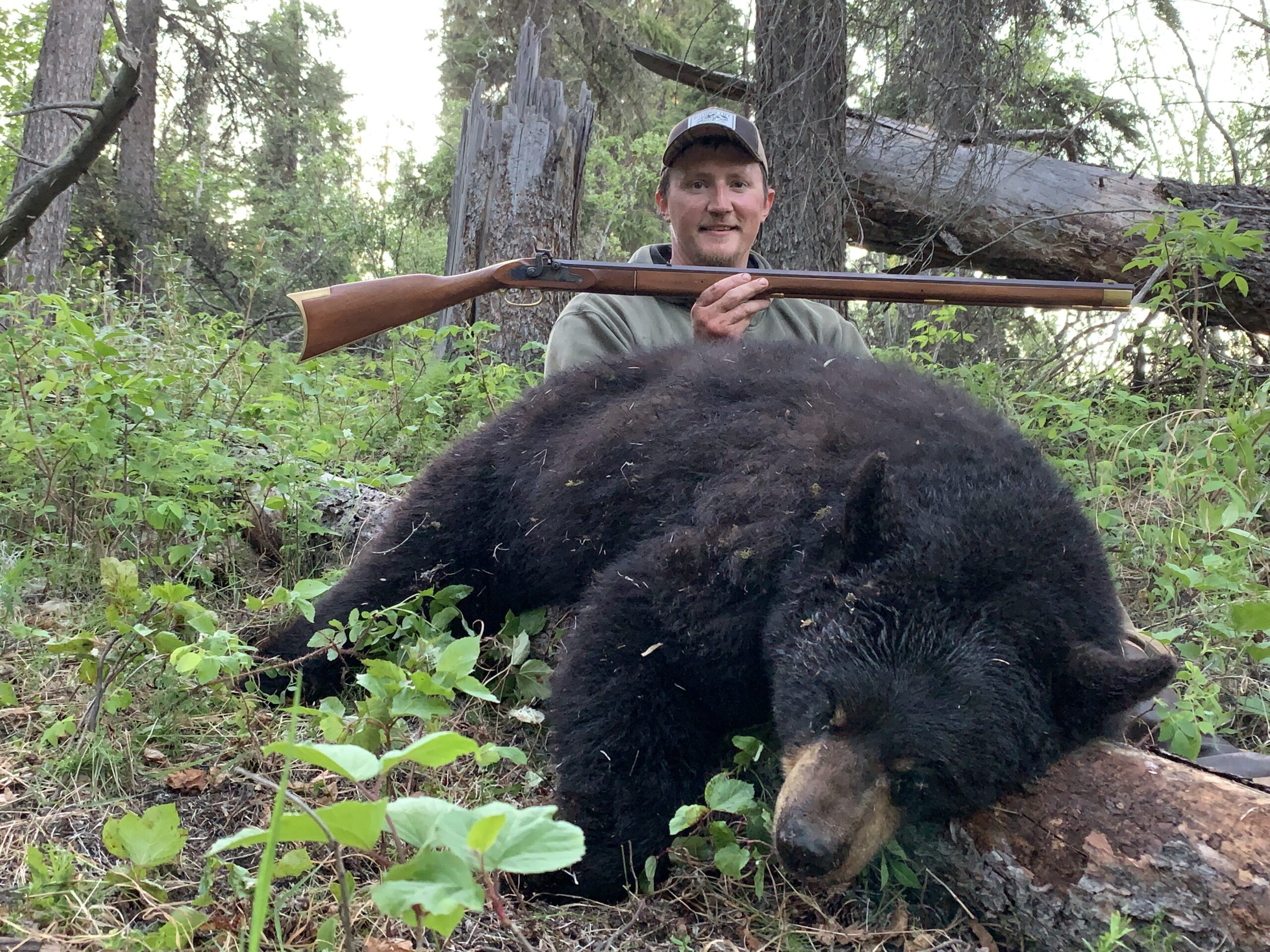 Freel with Alaskan black bear