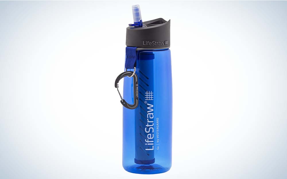 The LifeStraw Go Water Bottle filters on the go.