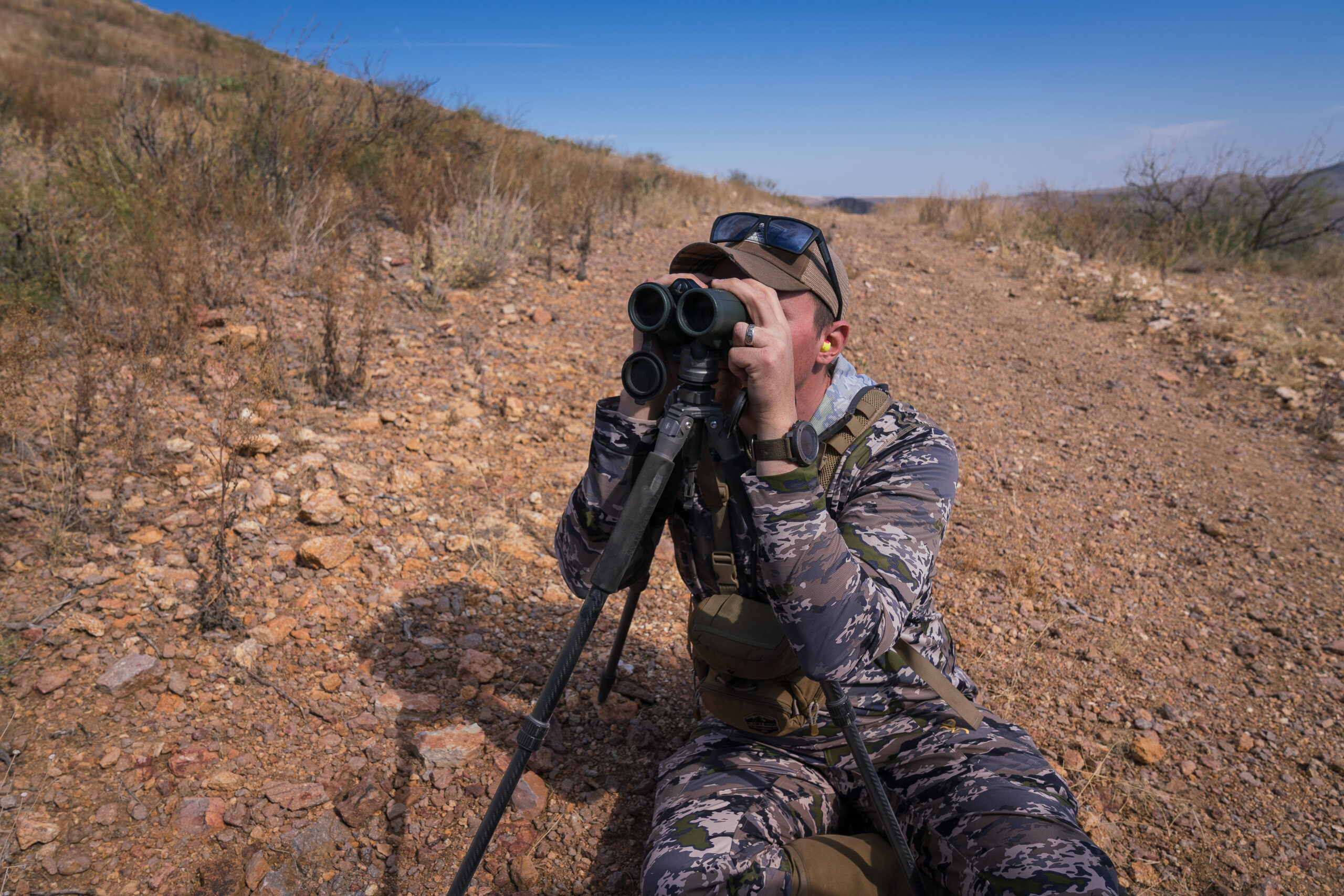 Freel glasses for Aoudad in the Texas desert