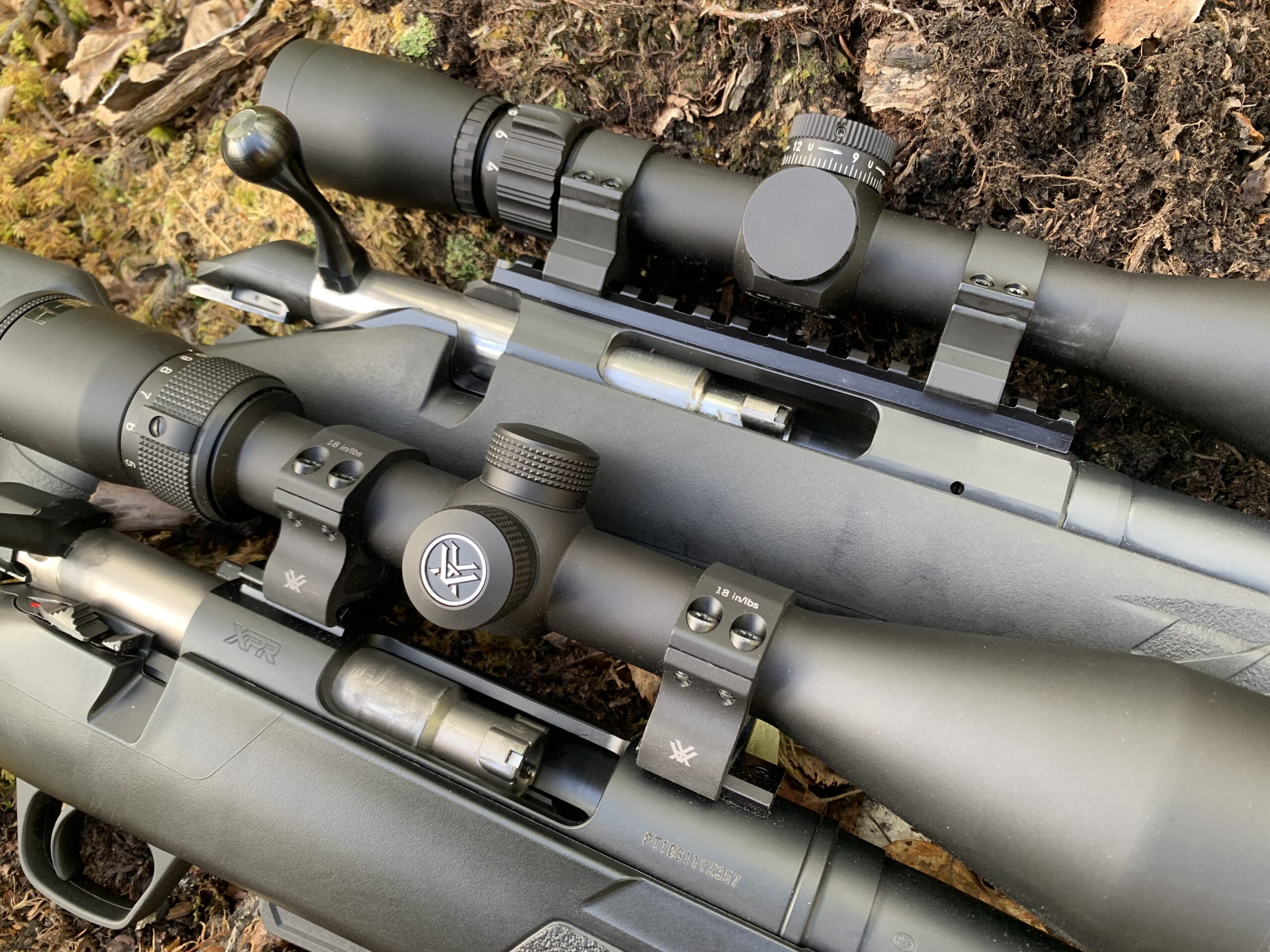 3-lug bolts of the Ruger American and Winchester XPR