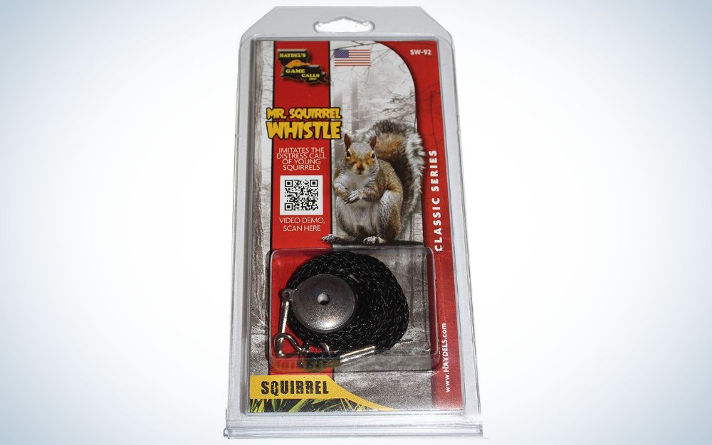 Haydel’s Mr. Squirrel Whistle is the best for early season.