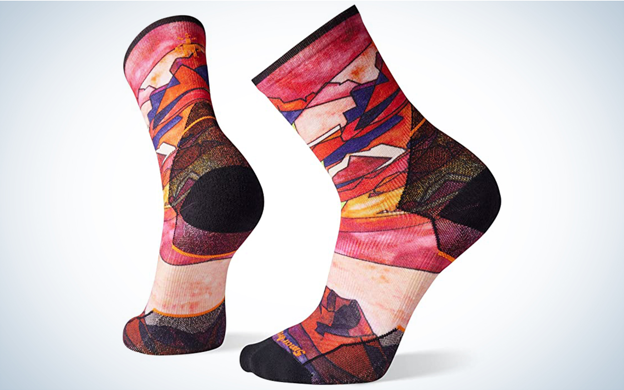 The Smartwool womens Athlete Edition Run Print Crew is a great gift for hikers.