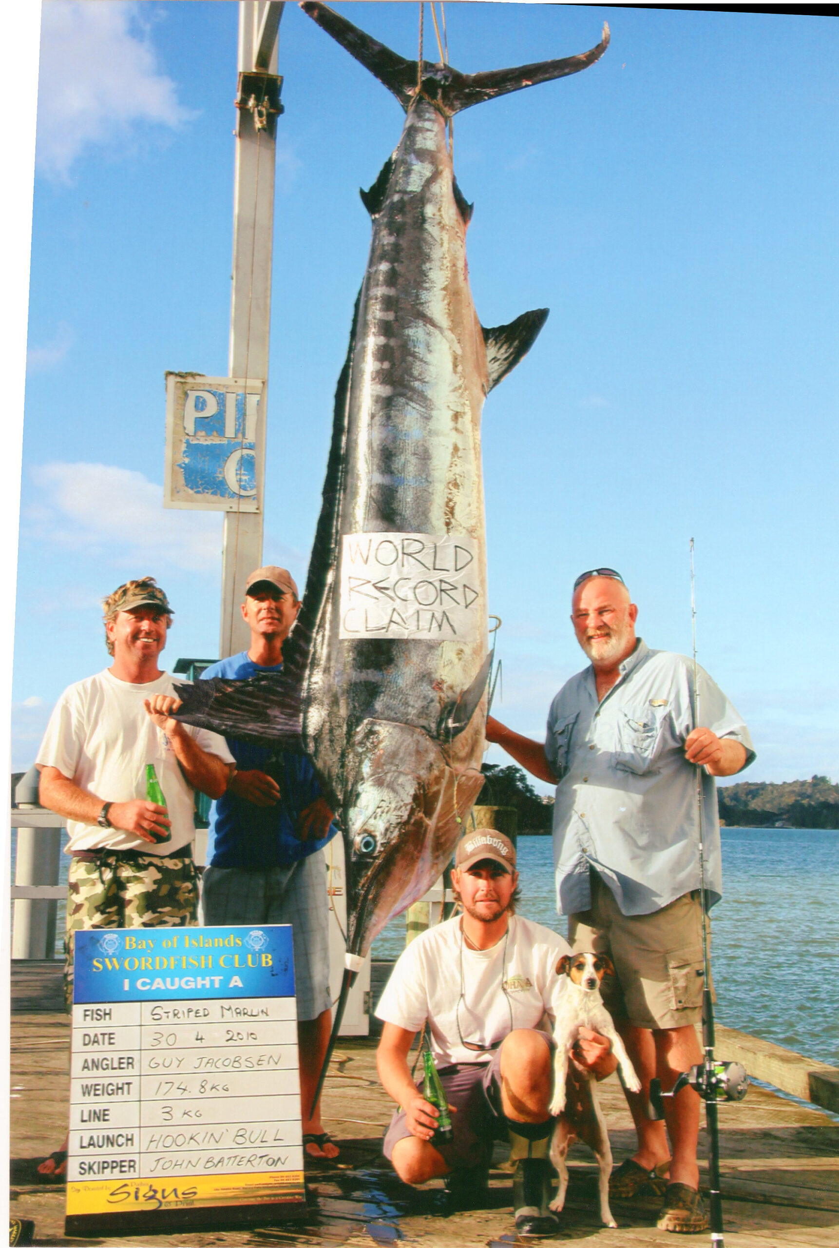 Men's 6-Pound Line Class Record Striped Marlin