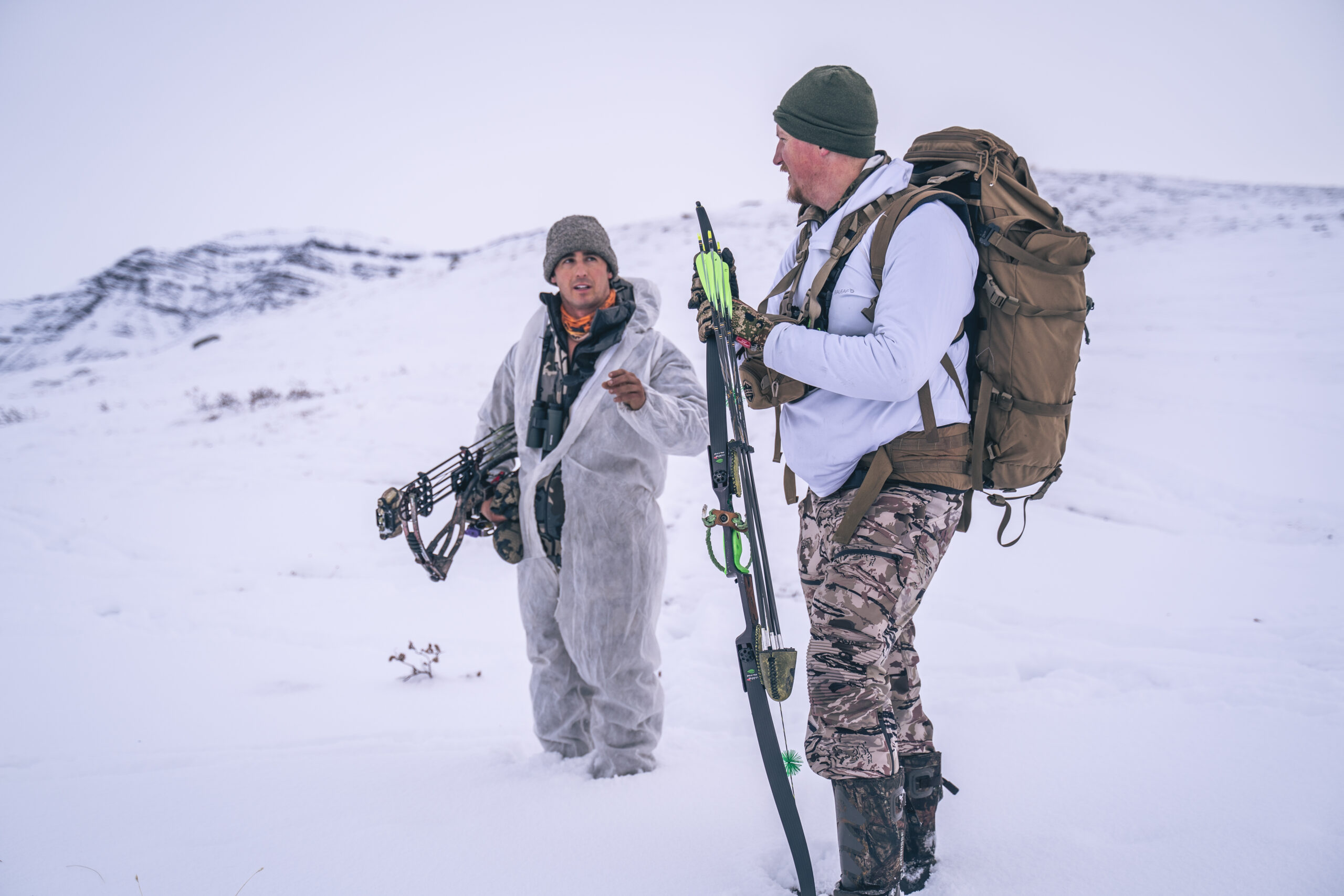 Freel hunting caribou in the Arctic