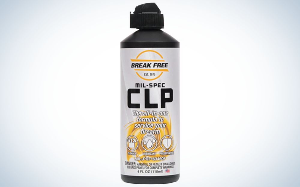Break Free CLP is the best CPL gun cleaning solvent.