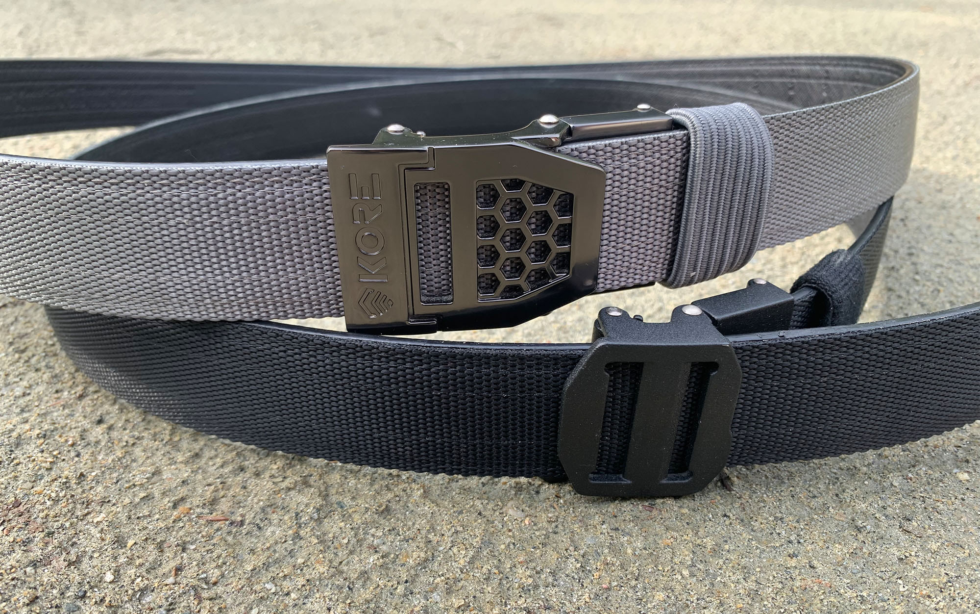 Kore gun belts are best for concealed carry.