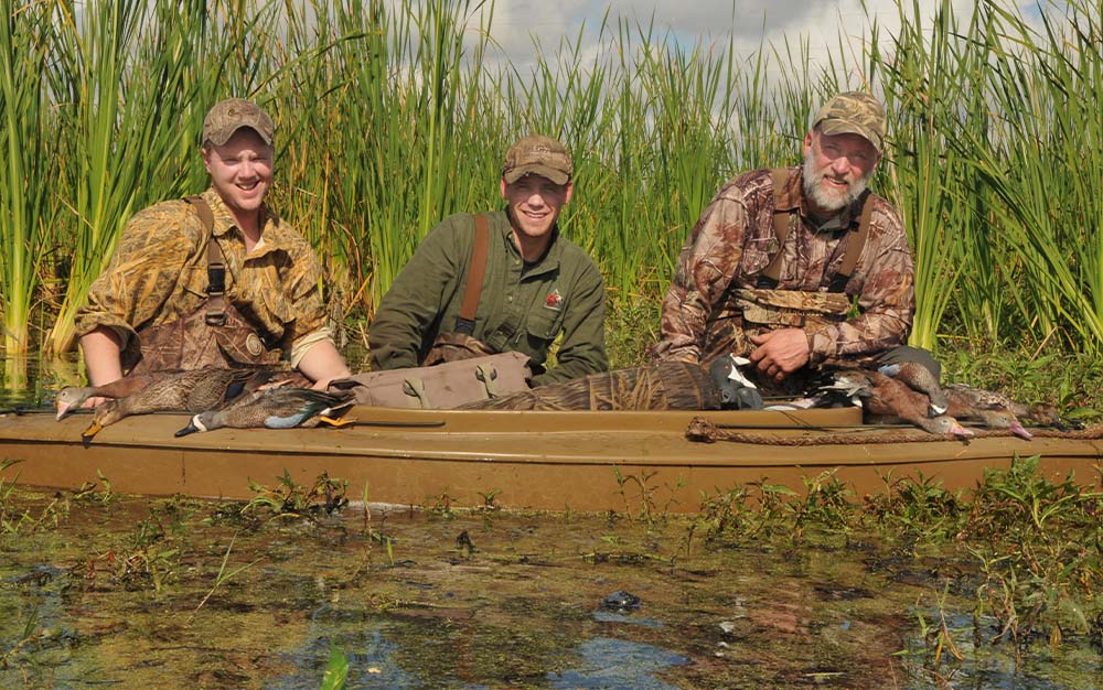Regardless of its other features, a duck hunting boat should help you bag more limits.